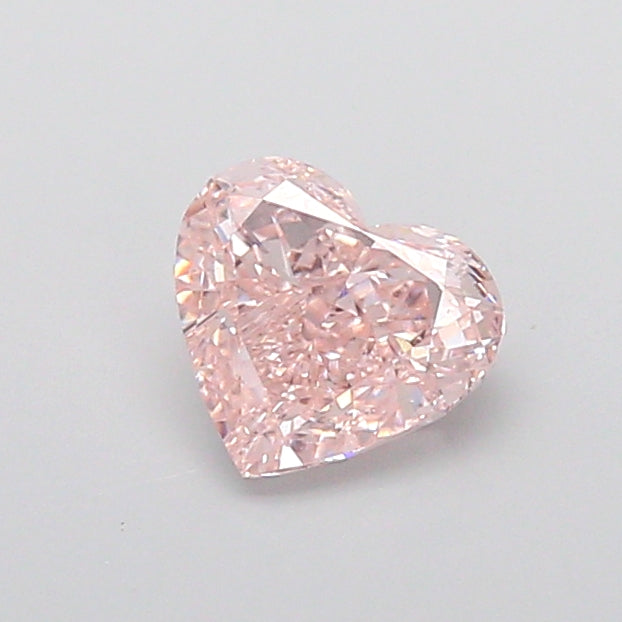 1.17 Carat Heart Cut Lab Grown Diamond VS1Fancy Intense Pink