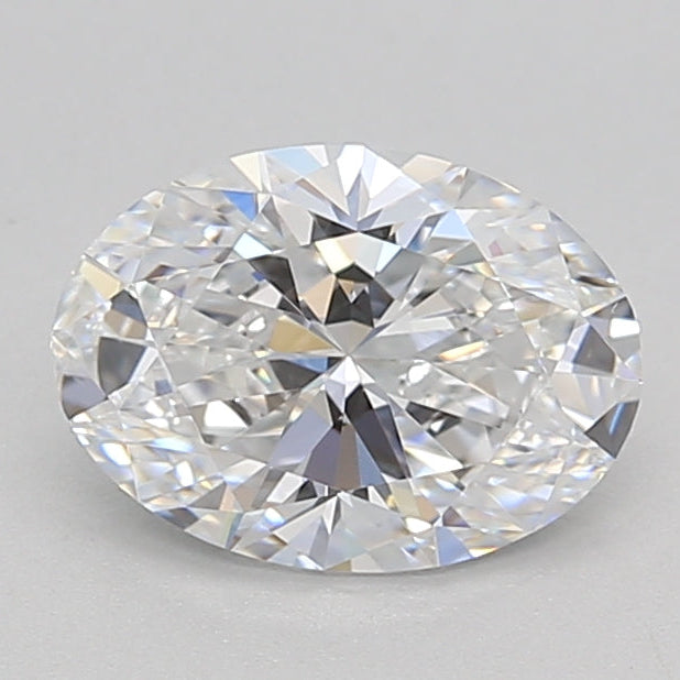 Diamante cultivado en laboratorio de talla ovalada de 1,1 quilates VS1 D