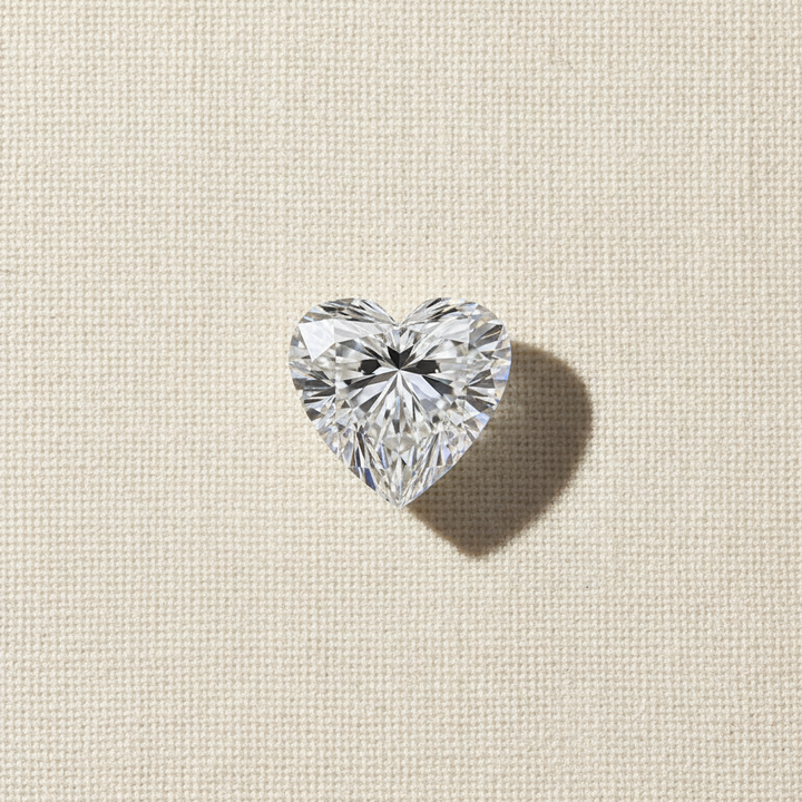 1.20 Carat Heart Cut Lab Grown Diamond VS1 D Color IGI Certified
