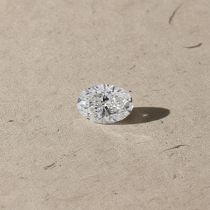 1.26 Carat Oval Cut D VS1 HPHT Lab Grown Diamond