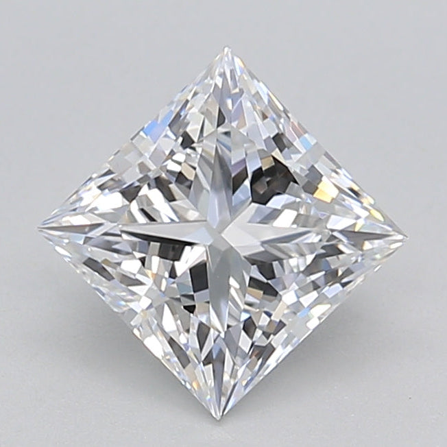 Diamante coltivato Princess Lab da 1,28 carati VS2 E