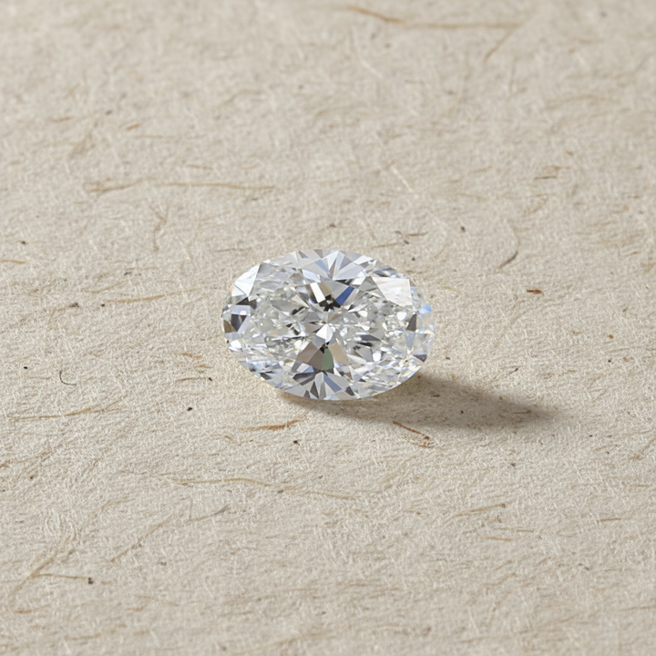 1.34 Carat Oval Cut E VS2 HPHT Lab Grown Diamond