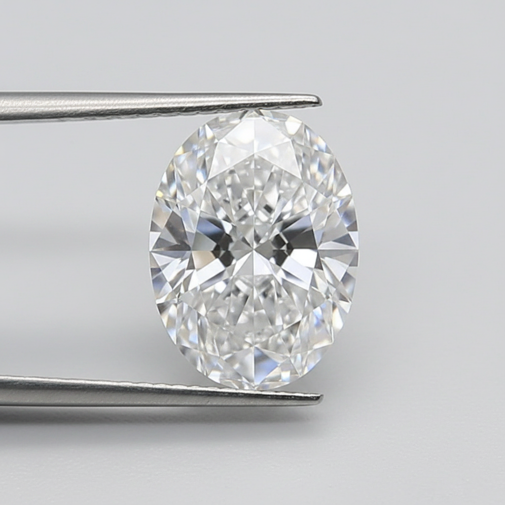 1.34 Carat Oval Cut E VS2 IGI Certified Lab Grown Diamond