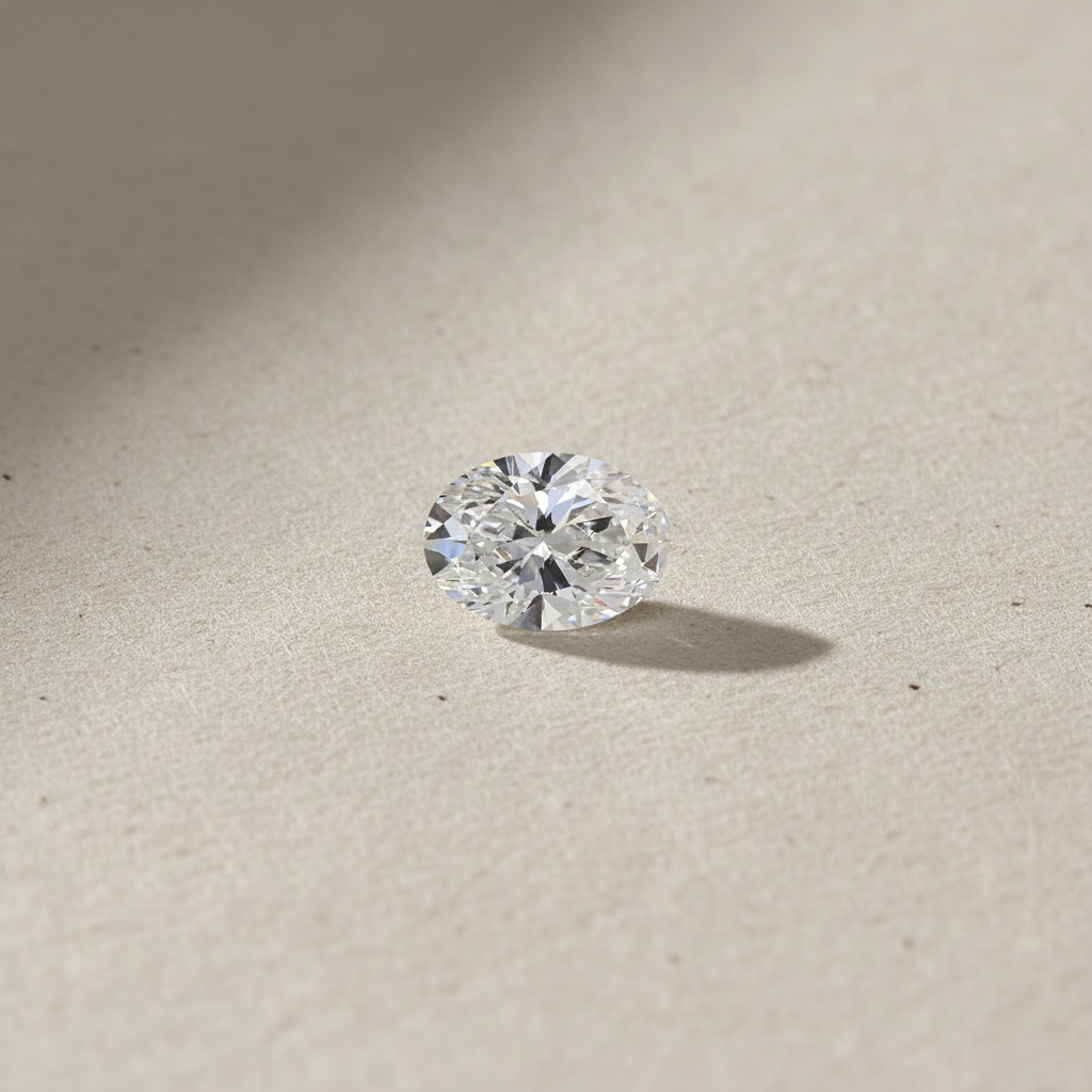 1.35 Carat Oval Cut E VS1 HPHT Lab Grown Diamond