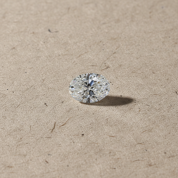 1.36 Carat Oval Cut D VS1 HPHT Lab Grown Diamond