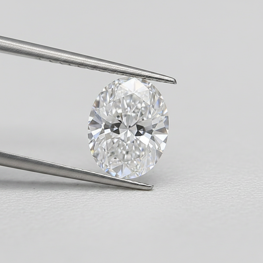 1.38 Carat Oval Cut D VS1 IGI Certified Lab Grown Diamond