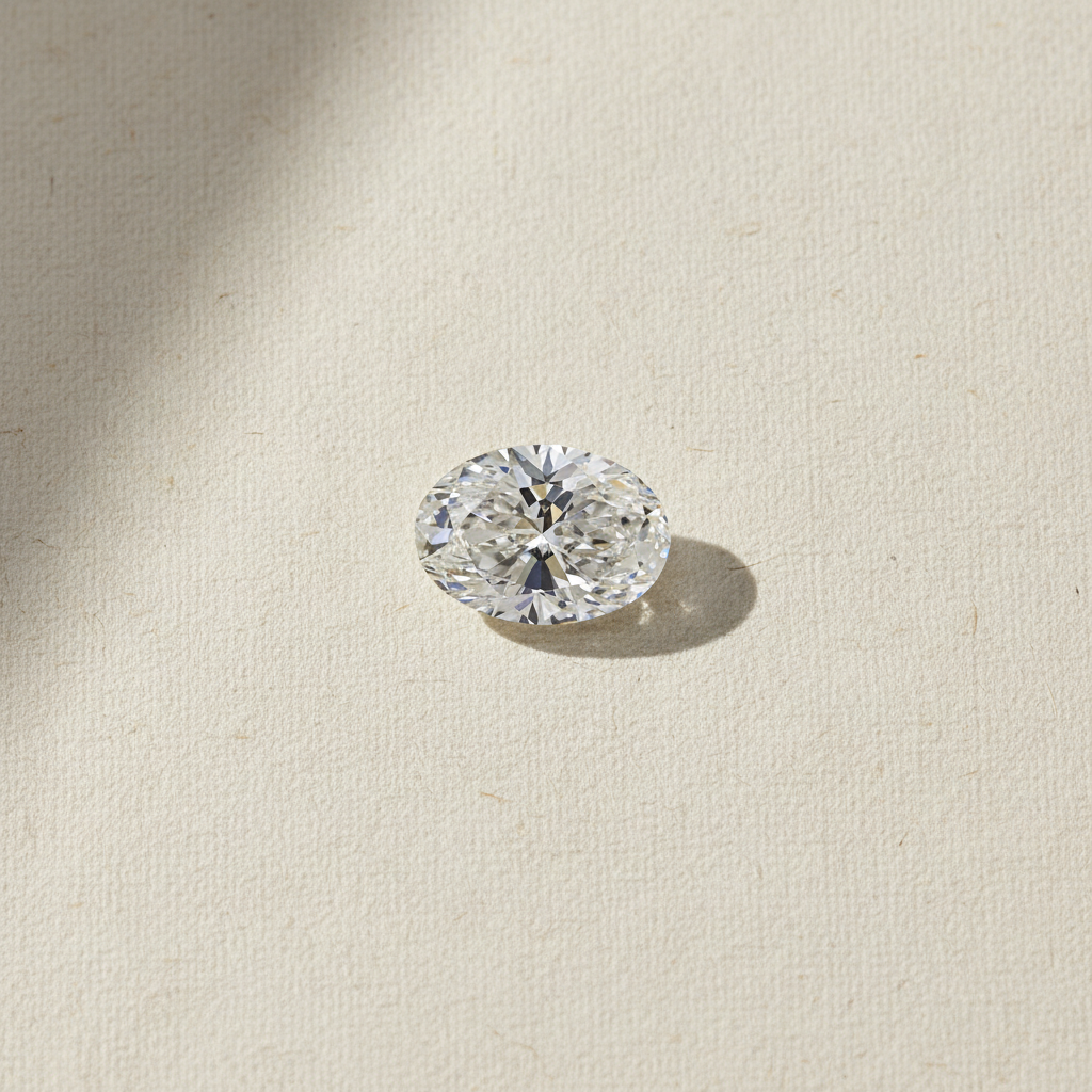 1.38 Carat Oval Cut G VS1 CVD Lab Grown Diamond