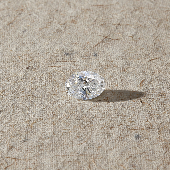 1.39 Carat Oval Cut D VS1 HPHT Lab Grown Diamond