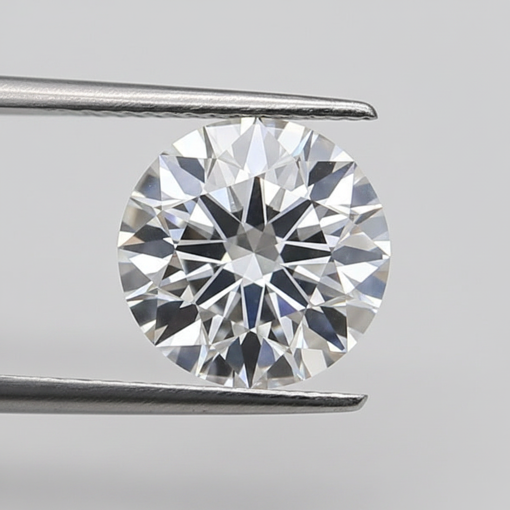 IGI Certified 1.45 Ct F Color VS1 Round HPHT Lab Grown Diamond