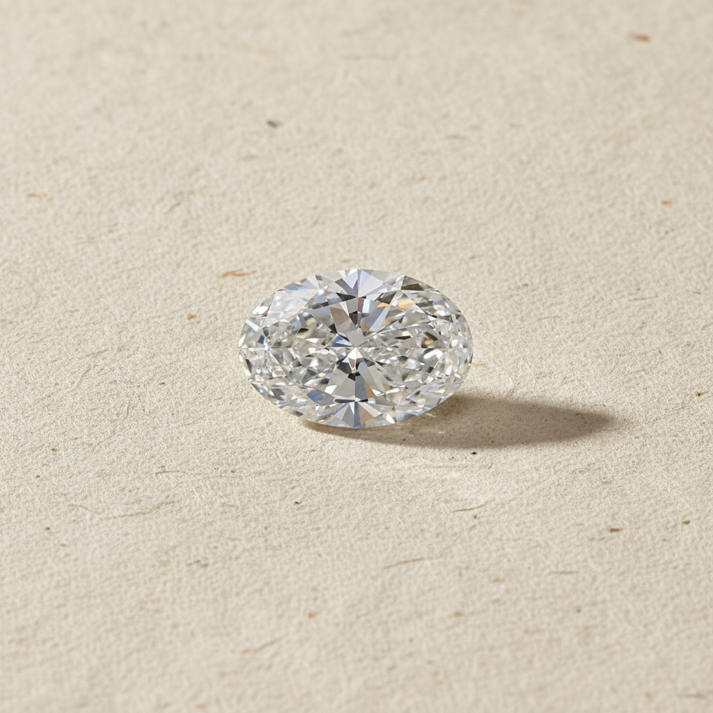 1.48 Carat Oval Cut F VS1 CVD Lab Grown Diamond