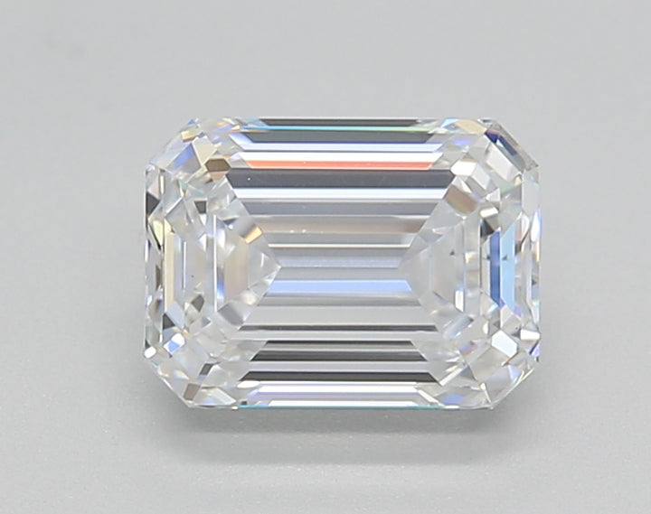 1.50 CT D Color Emerald Cut HPHT Lab-Grown Diamond, IGI Certified, VS2 Clarity