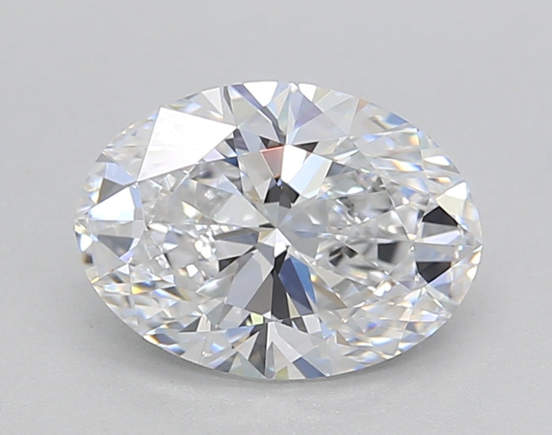 1.50 CT D Color Oval Cut Lab-Grown Diamond, IGI Certified, VS1 Clarity