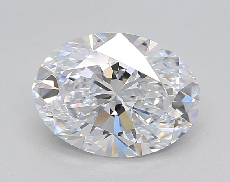 1.50 CT D Color Oval Cut Lab-Grown Diamond, IGI Certified, VS2 Clarity