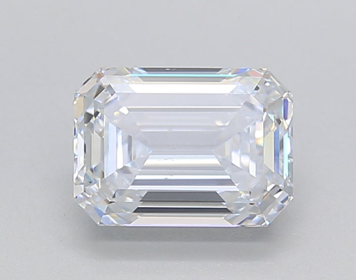 1.50 CT E Color Emerald Cut HPHT Lab-Grown Diamond, IGI Certified, VS2 Clarity