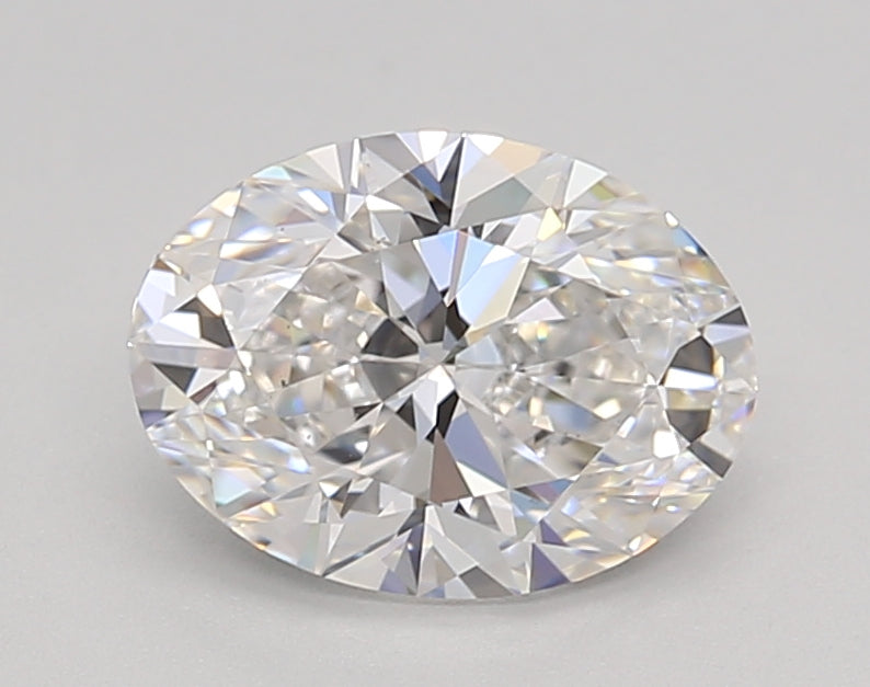 1.50 CT E Color Oval Cut Lab-Grown Diamond, IGI Certified, VS1 Clarity