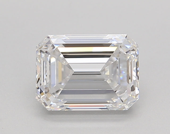 1.50 CT Emerald Cut Lab-Grown Diamond, D Color, VVS2 Clarity