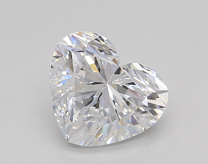 1.50 CT Heart-Shaped Lab-Grown Diamond, IGI Certified, VVS1, D Color