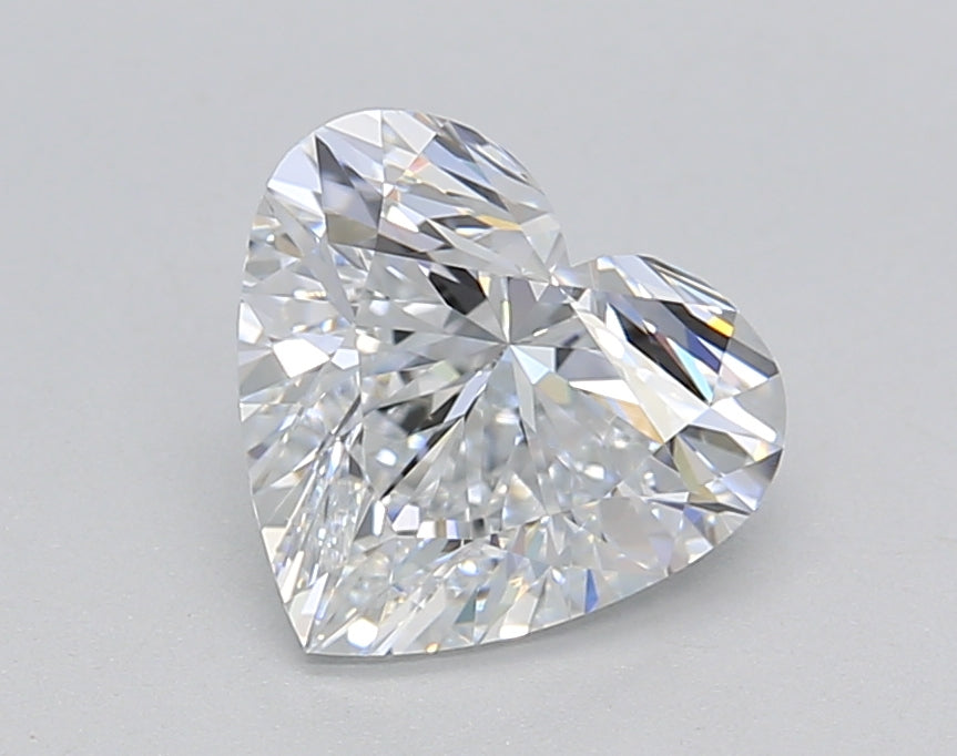 1.50 CT Heart Cut Lab Grown Diamond, IGI Certified, VVS2 D Color