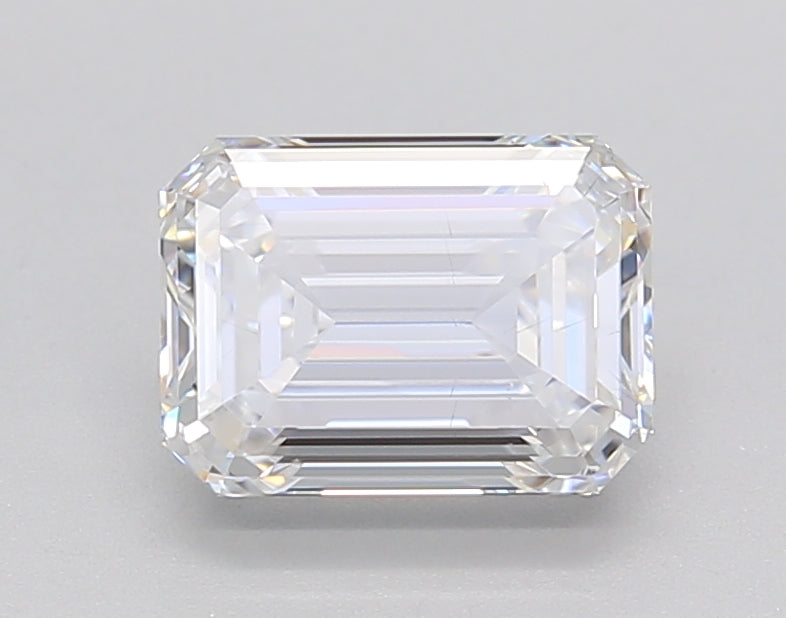 1.50 CT IGI Certified Lab Grown Emerald Cut Diamond - D Color, VS2 Clarity