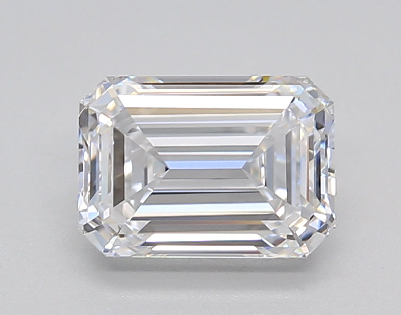 1.50 CT IGI Certified Lab Grown Emerald Cut Diamond - D Color, VVS1 Clarity