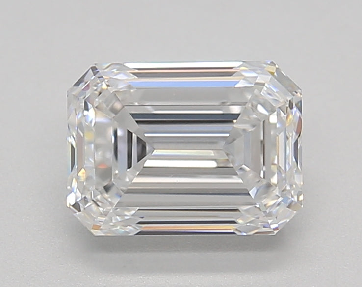1.50 CT IGI Certified Lab Grown Emerald Cut Diamond - D Color, VVS2 Clarity