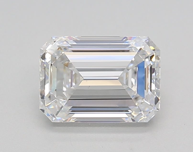 1.50 CT IGI Certified Lab Grown Emerald Cut Diamond - E Color, VS2 Clarity