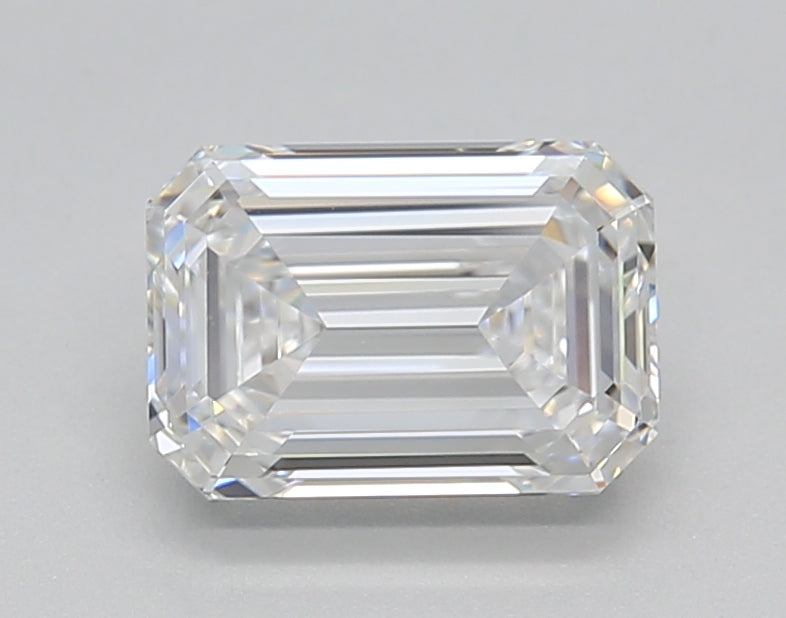 1.50 CT IGI Certified Lab Grown Emerald Cut Diamond - E Color, VVS1 Clarity