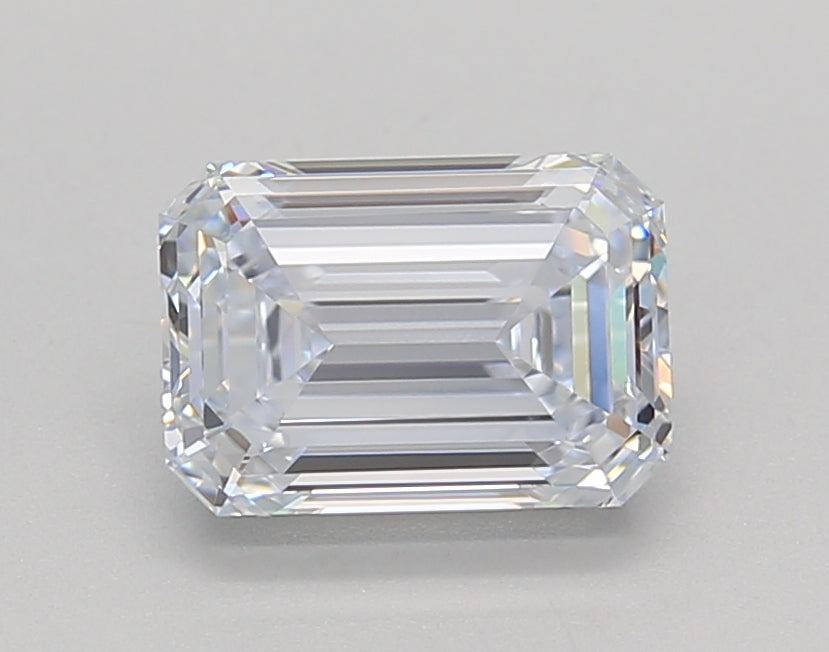 1.50 CT IGI Certified Lab Grown Emerald Cut Diamond - F Color, VVS1 Clarity"
