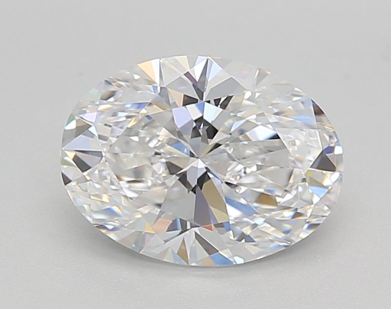 1.50 CT Oval Cut Lab-Grown Diamond VVS2 D Color HPHT IGI Certified