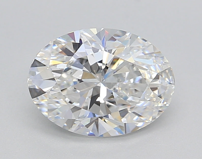 1.50 CT Oval Cut Lab-Grown Diamond, IGI Certified, D Color, VVS2 Clarity