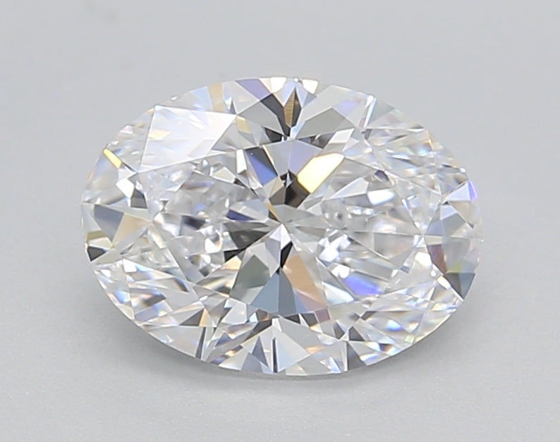 1.50 CT Oval Cut Lab-Grown Diamond, VVS2 Clarity, D Color