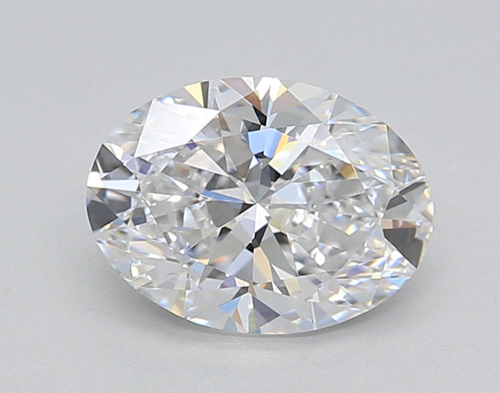 1.50 CT Oval Lab-Grown Diamond - IGI Certified, VS1 Clarity, D Color