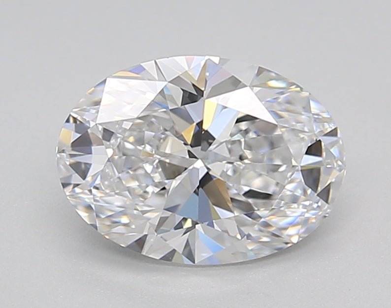 1.50 CT Oval Lab-Grown Diamond: IGI Certified, D Color, VVS2 Clarity
