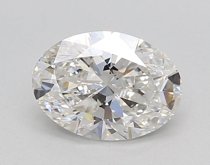 1.50 CT Oval Lab Grown Diamond - G SI1 - IGI Certified