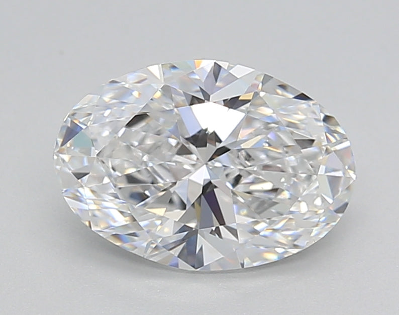 1.50 CT Oval Lab Grown Diamond - IGI Certified, D Color, VS1 Clarity