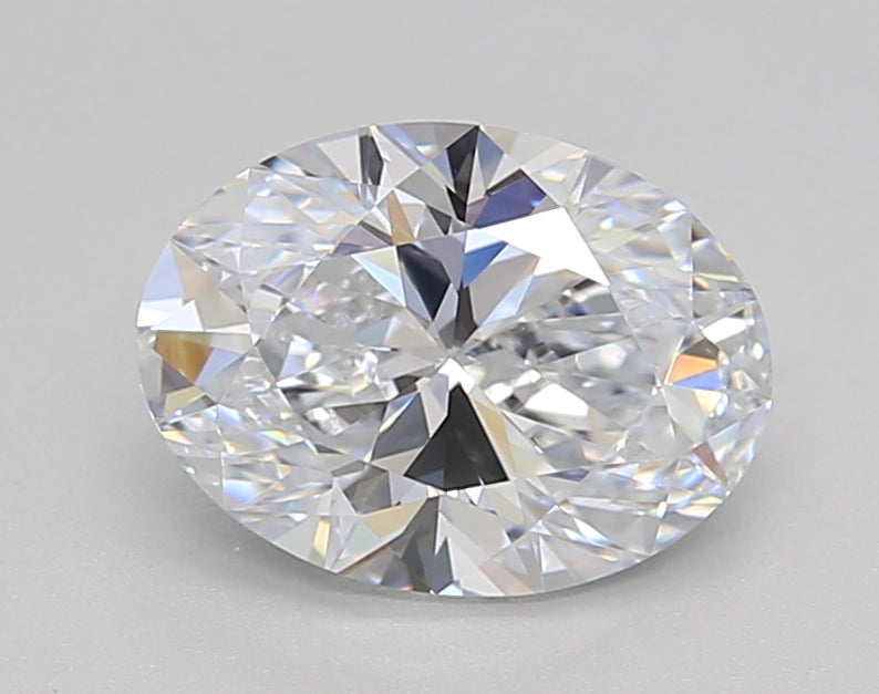 1.50 CT Oval Lab Grown Diamond - IGI Certified, D Color, VVS2 Clarity