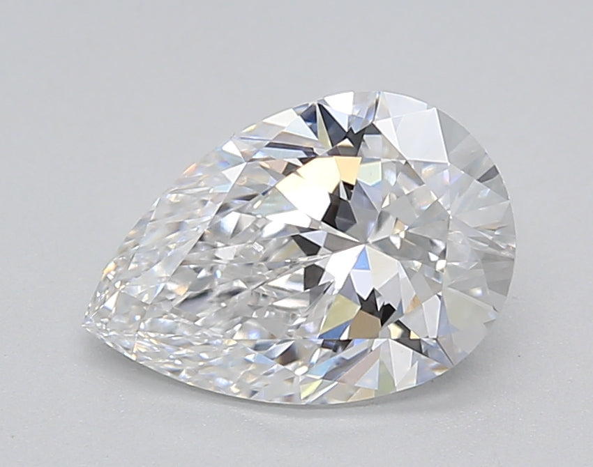 1.50 CT Pear Cut CVD Lab-Grown Diamond, D Color, VVS2 Clarity, IGI Certified