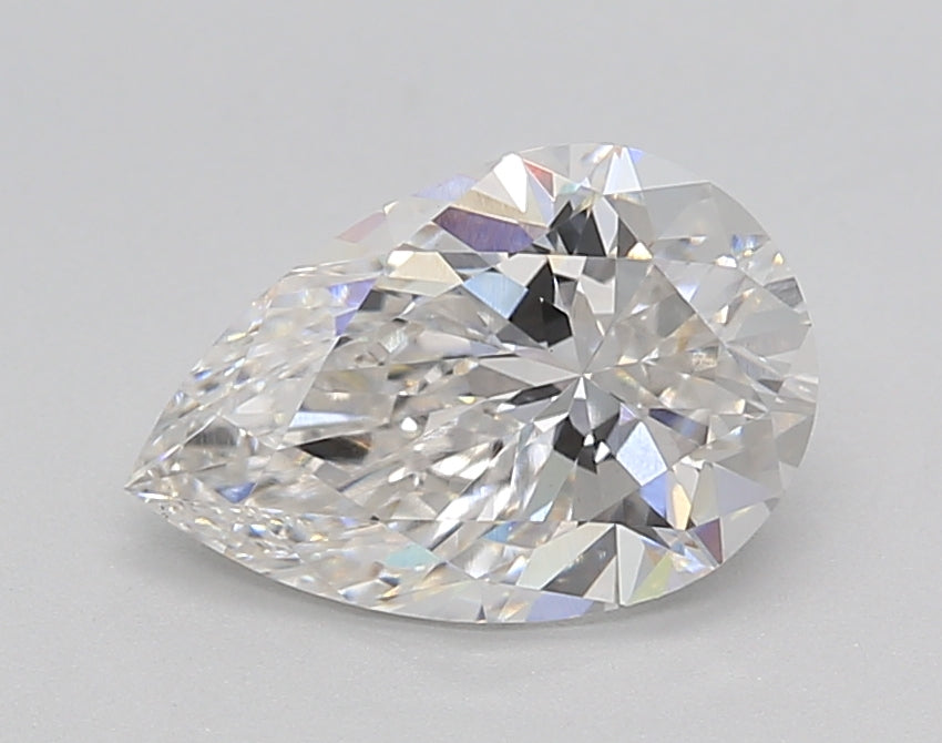 1.50 CT Pear Cut Lab-Grown Diamond, F Color, VS1 Clarity