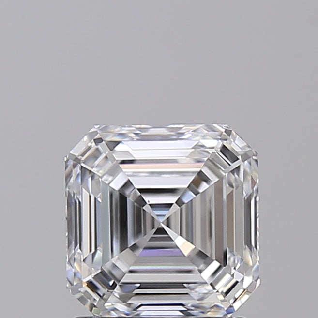1.50 CT Square Emerald Cut Lab Grown Diamond, IGI Certified, D Color, VS1 Clarity