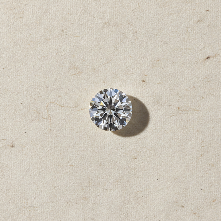 1,50 CT ronde geslepen laboratoriumdiamant, VS1/D