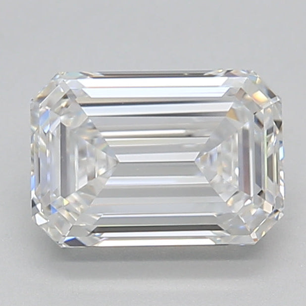 1.50 Carat Emerald Cut Lab Grown Diamond VVS1 E