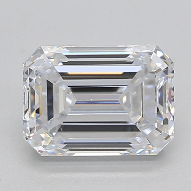 1.50 Carat Emerald Cut Lab Grown Diamond VVS2 D