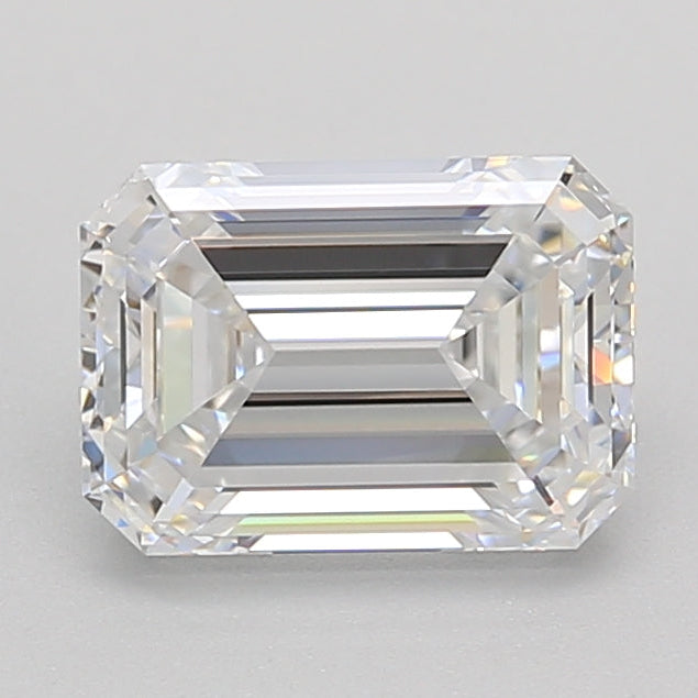 1.50 Carat Emerald Cut Lab Grown Diamond VVS2 D