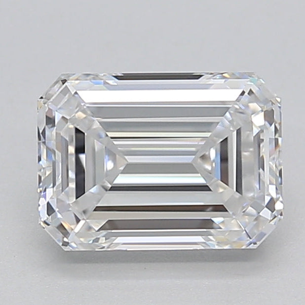 1.50 Carat Emerald Cut Lab Grown Diamond VVS2 D