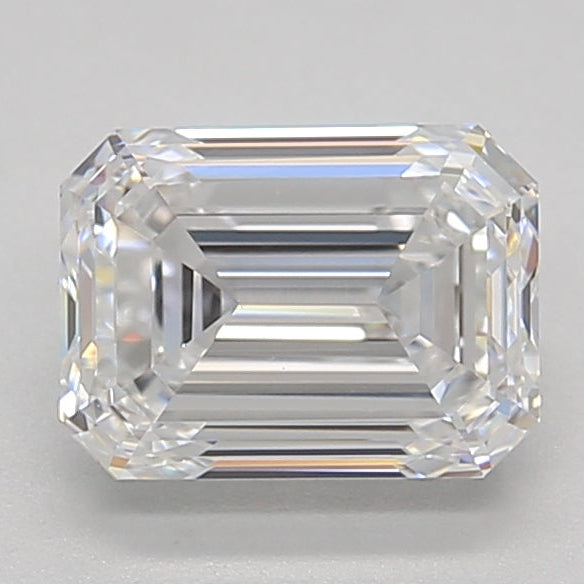 1.50 Carat Emerald Cut Lab Grown Diamond VVS2 D