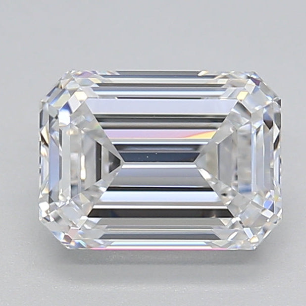 1.50 Carat Emerald Cut Lab Grown Diamond VVS2 D