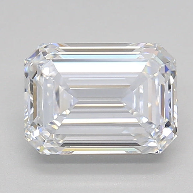 1.50 Carat Emerald Cut Lab Grown Diamond VVS2 D
