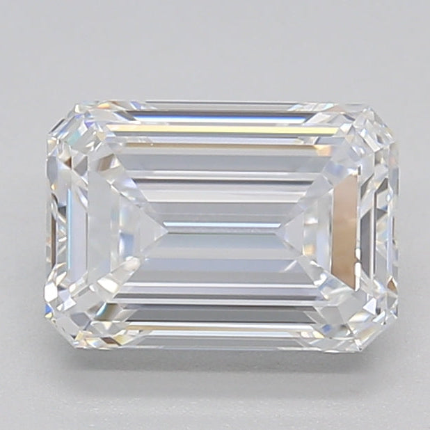 1.50 Carat Emerald Cut Lab Grown Diamond VVS2 E
