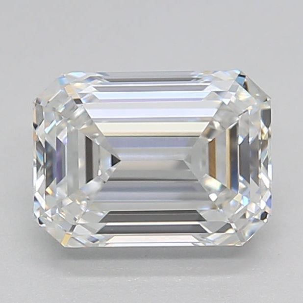 1.50 Carat Emerald Cut Lab Grown Diamond VVS2 E