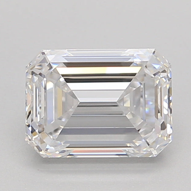 1.50 Carat Emerald Lab Grown Diamond VVS2 D